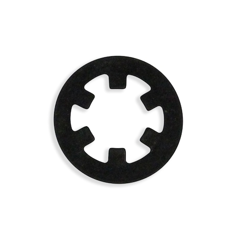Rotor Clip External Push-On Retaining Ring, Steel Black Phosphate Finish, 7/32 in Shaft Dia TY-021